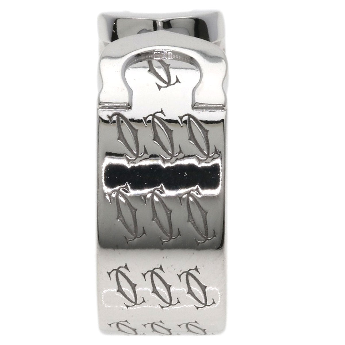 CARTIER 2C 2000 Christmas Limited #52 Ring K18 White Gold Ladies [Used]