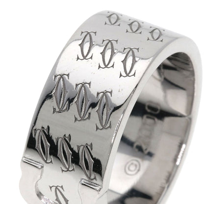 CARTIER 2C 2000 Christmas Limited #52 Ring K18 White Gold Ladies [Used]