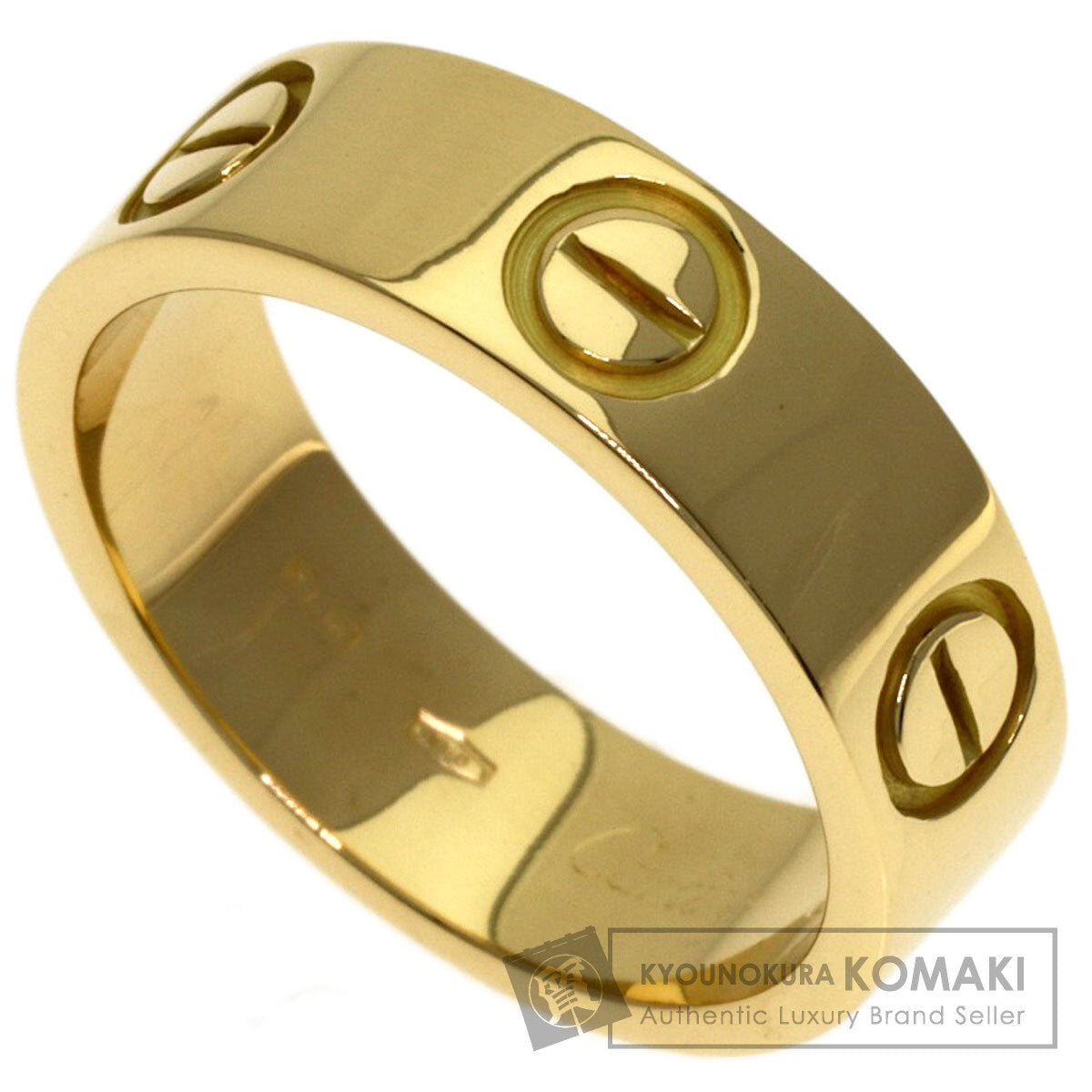 CARTIER love ring #50 Ring K18 Yellow Gold Ladies [Used]