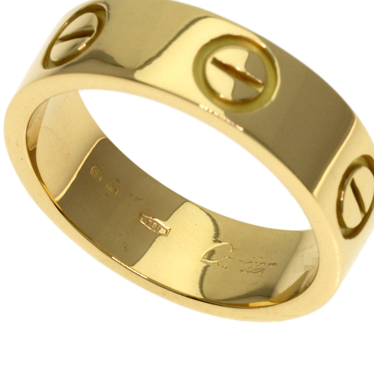 CARTIER love ring #50 Ring K18 Yellow Gold Ladies [Used]