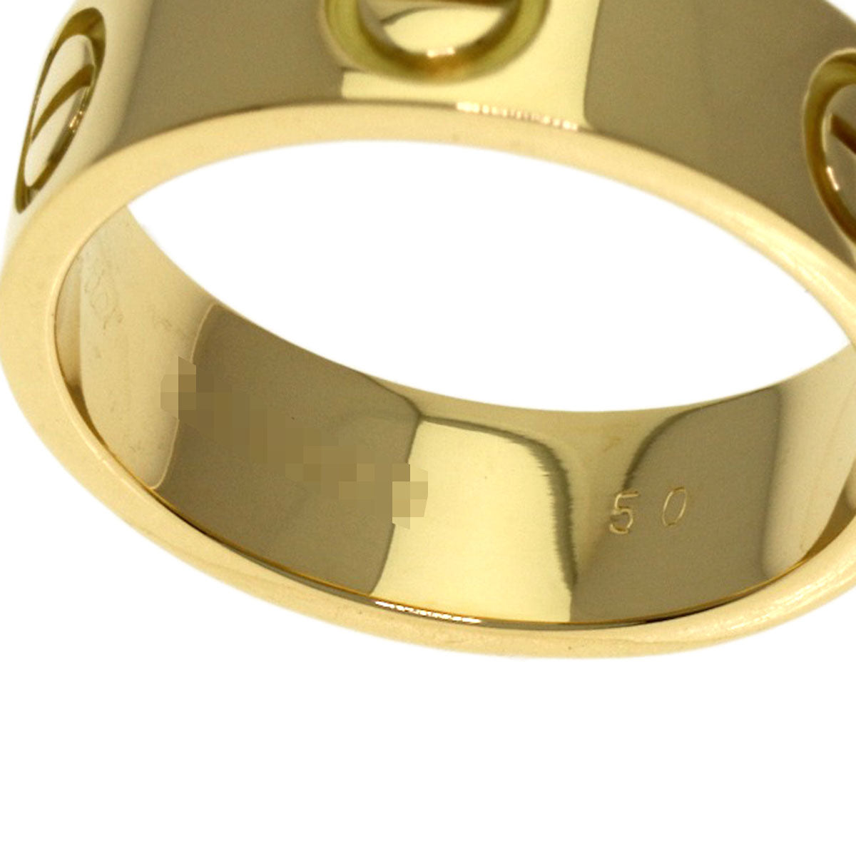 CARTIER love ring #50 Ring K18 Yellow Gold Ladies [Used]