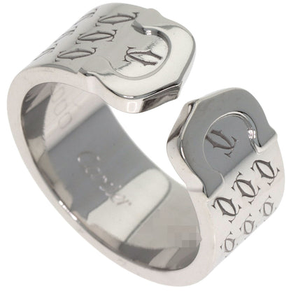 CARTIER 2C 2000 Christmas Limited #51 Ring K18 White Gold Ladies [Used]