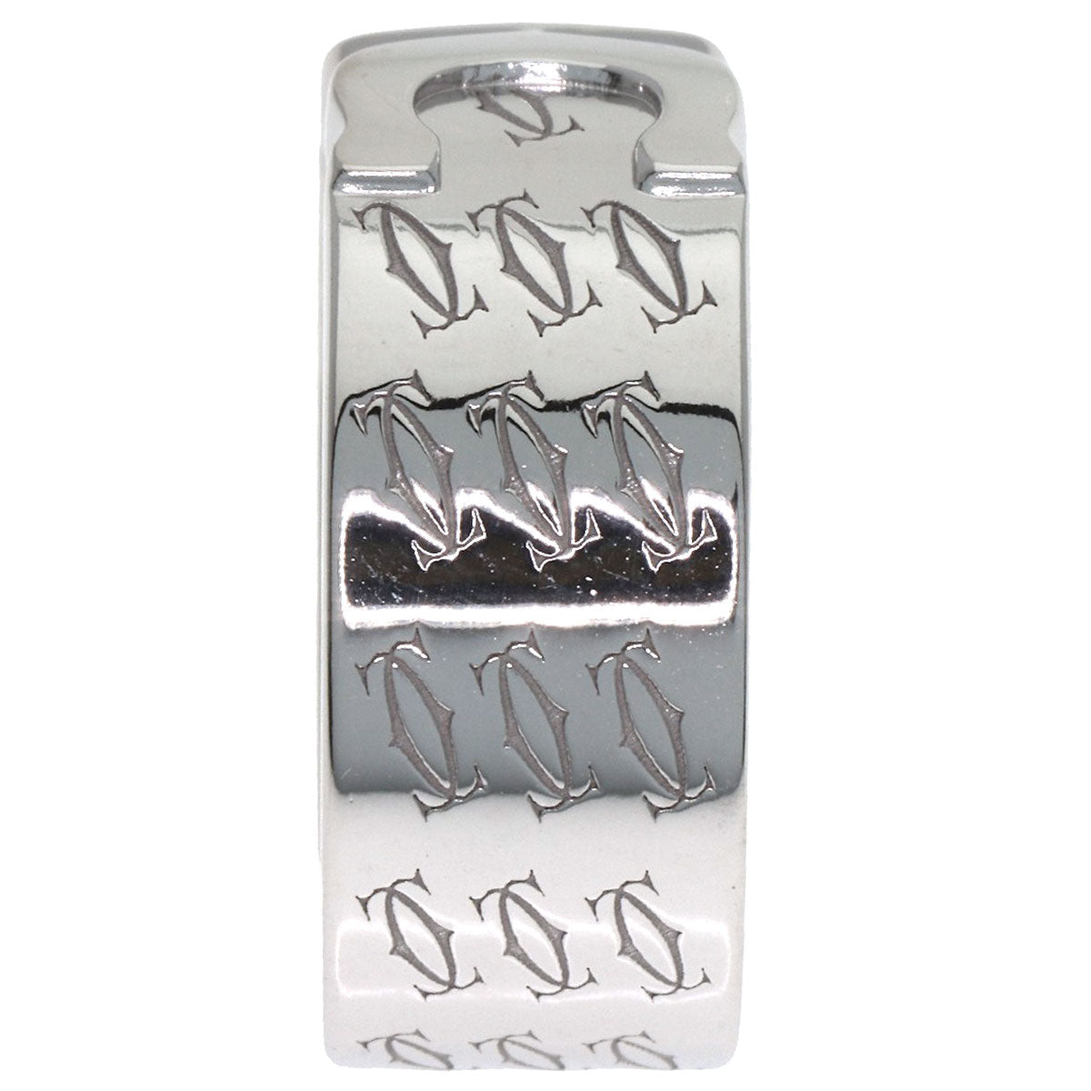 CARTIER 2C 2000 Christmas Limited #51 Ring K18 White Gold Ladies [Used]