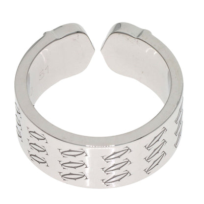CARTIER 2C 2000 Christmas Limited #51 Ring K18 White Gold Ladies [Used]