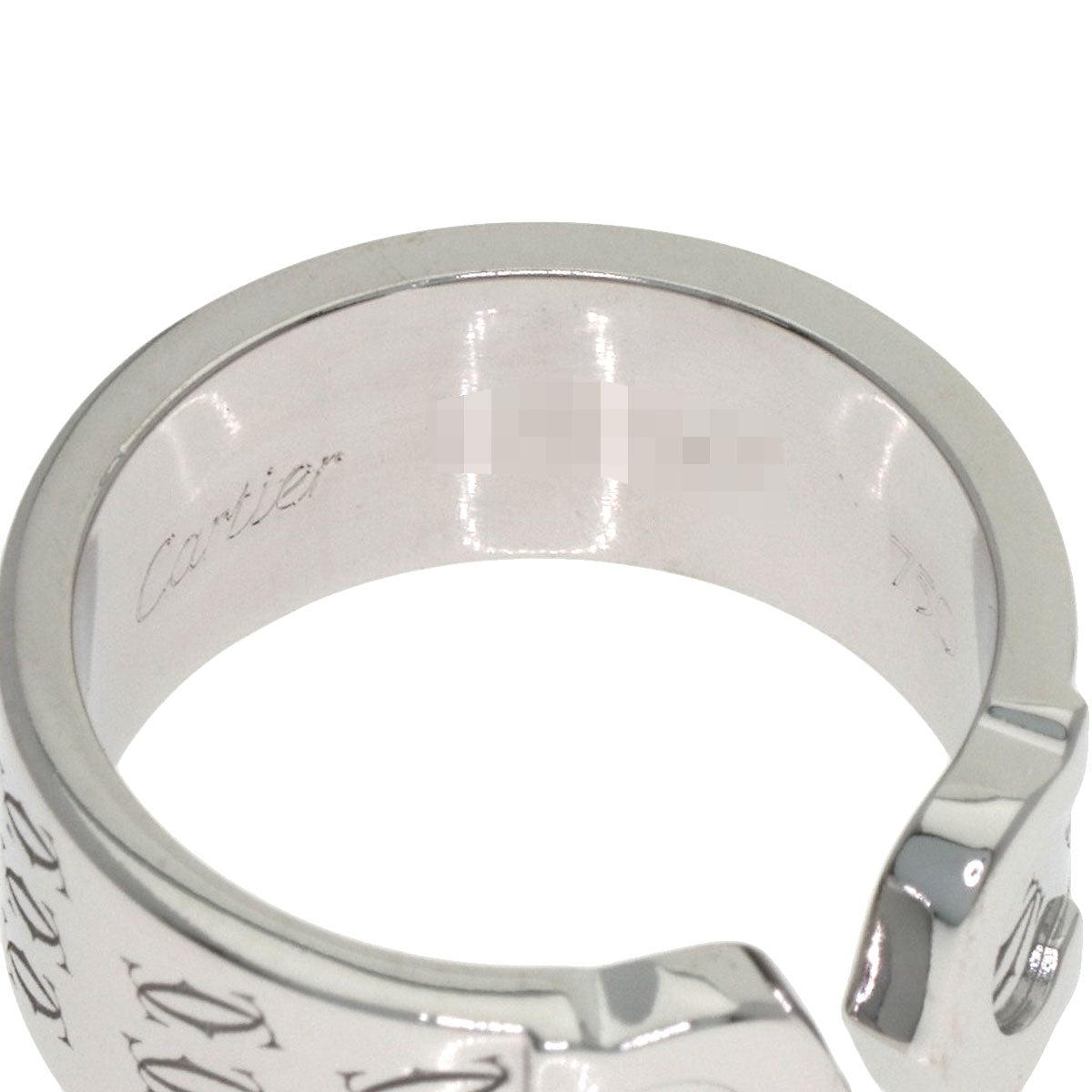 CARTIER 2C 2000 Christmas Limited #51 Ring K18 White Gold Ladies [Used]