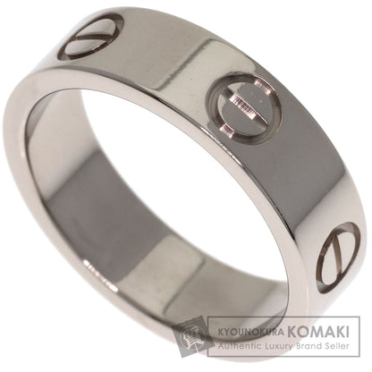 CARTIER love ring #53 Ring K18 White Gold Ladies [Used]