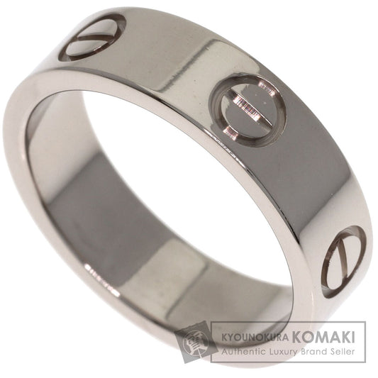 CARTIER love ring #53 Ring K18 White Gold Ladies [Used]