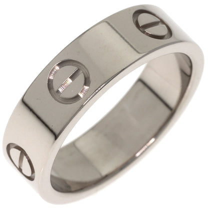 CARTIER love ring #53 Ring K18 White Gold Ladies [Used]