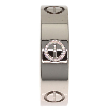 CARTIER love ring #53 Ring K18 White Gold Ladies [Used]