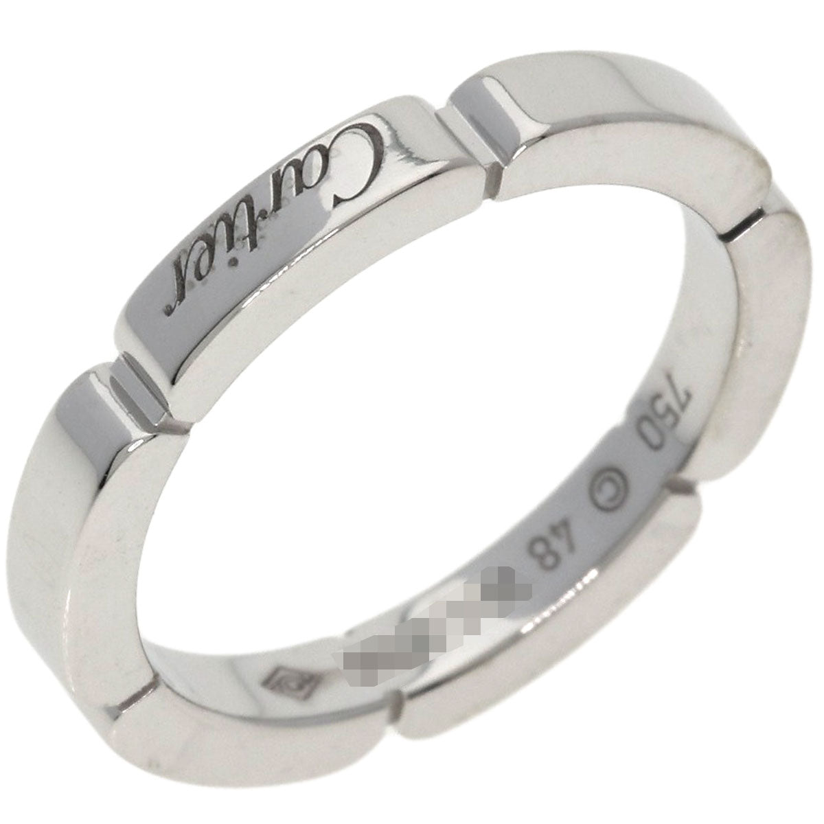 CARTIER Maillon PANTHERE #48 Ring K18 White Gold Ladies [Used]