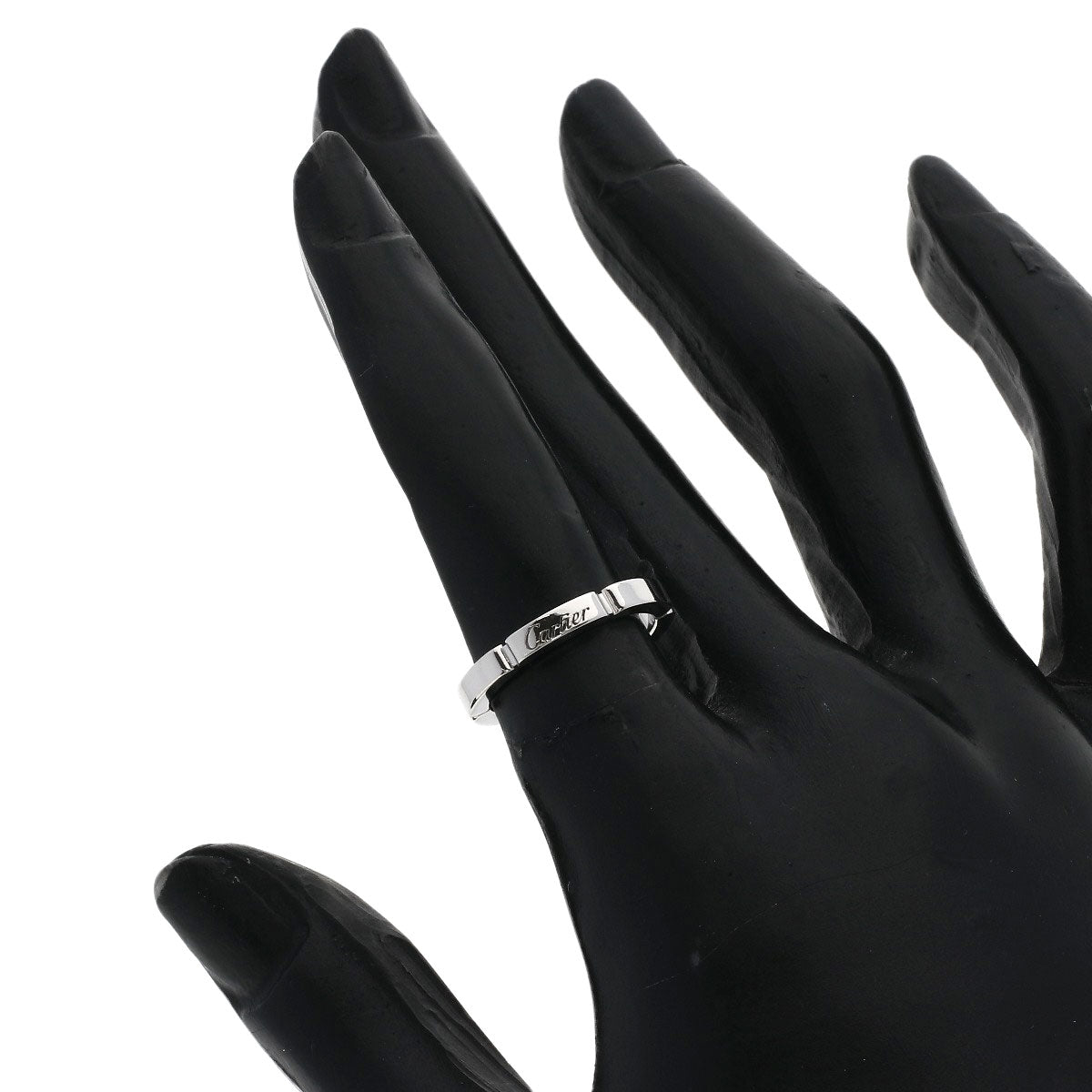 CARTIER Maillon PANTHERE #48 Ring K18 White Gold Ladies [Used]