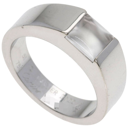 CARTIER Tank Moonstone #51 Ring K18 White Gold Ladies [Used]