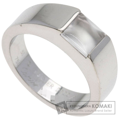 CARTIER Tank Moonstone #51 Ring K18 White Gold Ladies [Used]