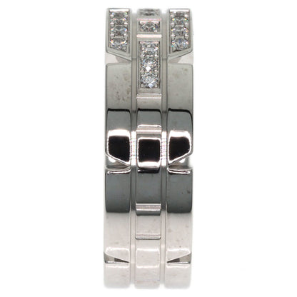 CARTIER Tank Française SM #50 Ring K18 White Gold Ladies [Used]