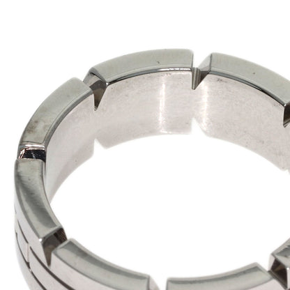 CARTIER Tank Française SM #50 Ring K18 White Gold Ladies [Used]