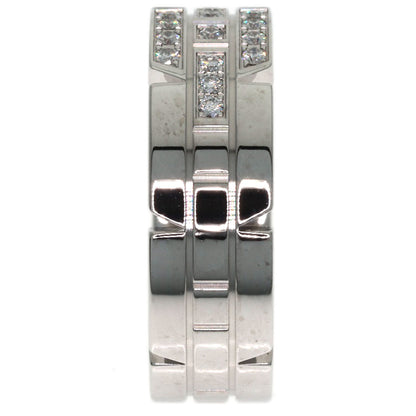 CARTIER Tank Française SM #50 Ring K18 White Gold Ladies [Used]
