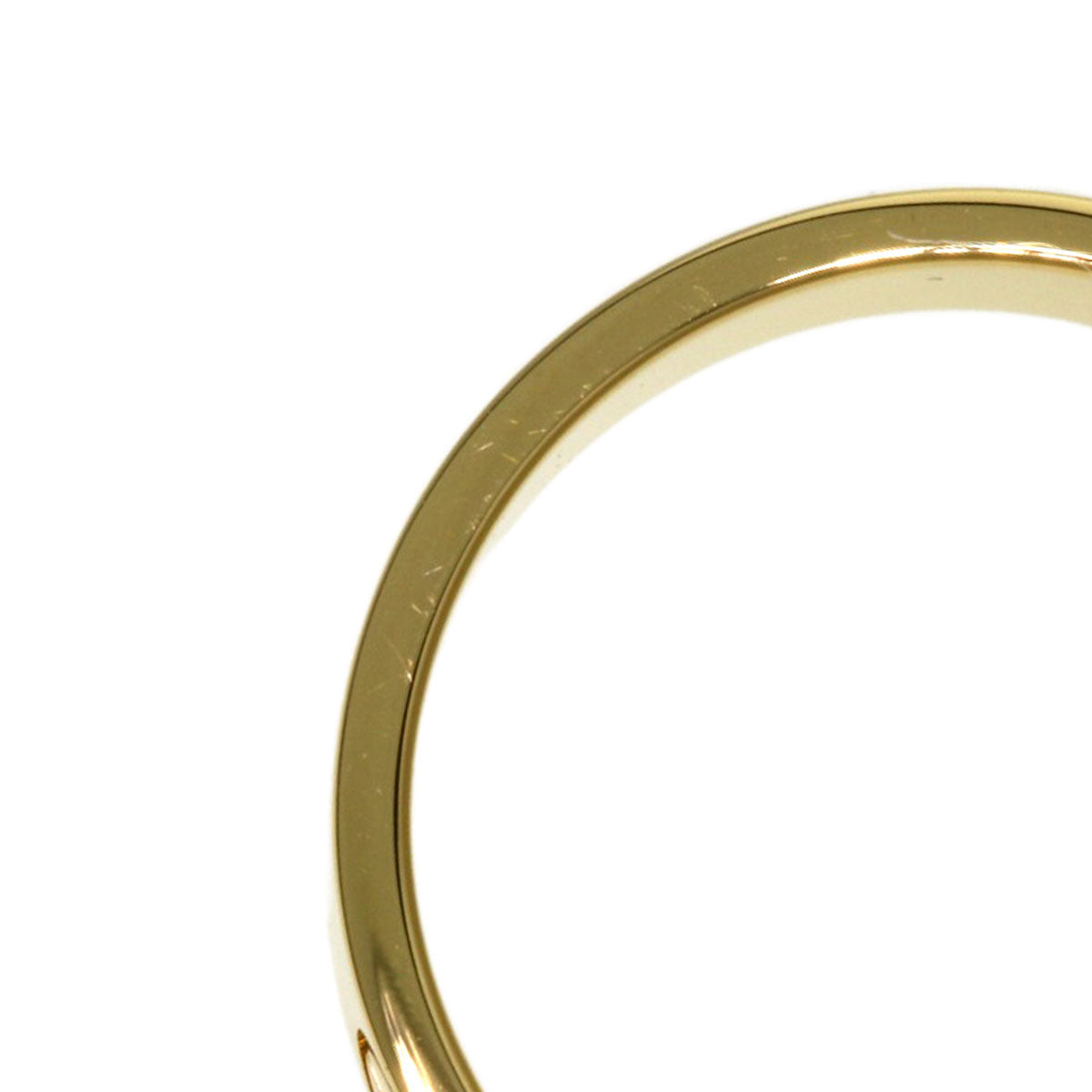 CARTIER mini love ring #48 Ring K18 Yellow Gold Ladies [Used]