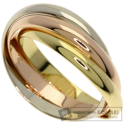 CARTIER Trinity SM #51 Ring K18 Yellow Gold 18K Pink GoldLadies [Used]