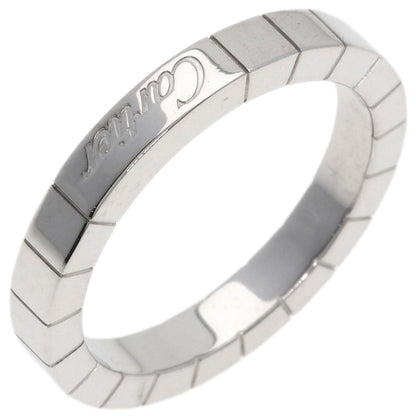 CARTIER Laniere # 54 Ring K18 White Gold Ladies [Used]