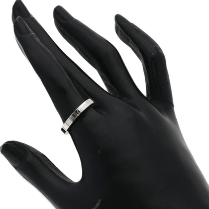 CARTIER Laniere # 54 Ring K18 White Gold Ladies [Used]