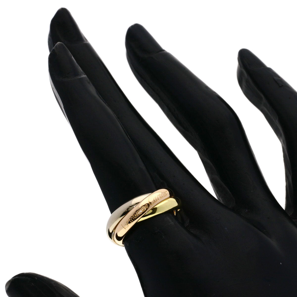 CARTIER Trinity #49 Ring K18 Yellow Gold K18 White GoldLadies [Used]