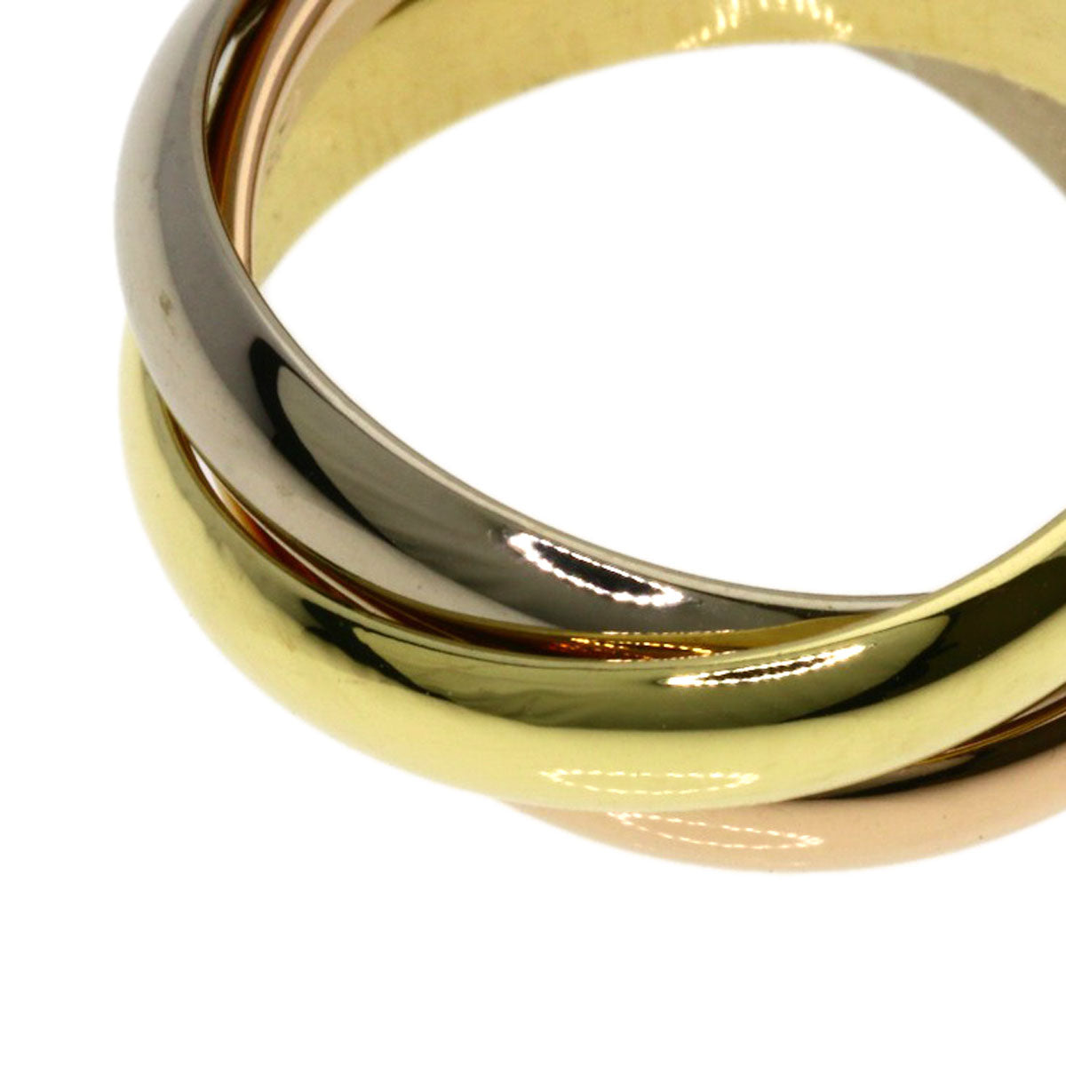 CARTIER Trinity #49 Ring K18 Yellow Gold K18 White GoldLadies [Used]