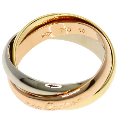 CARTIER Trinity #50 Ring K18 Yellow Gold 18K Pink GoldLadies [Used]