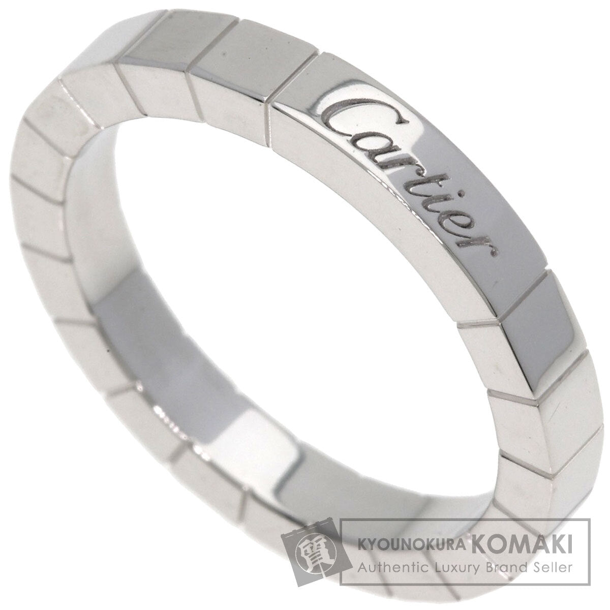 CARTIER Lanier # 55 Ring K18 White Gold Ladies [Used]