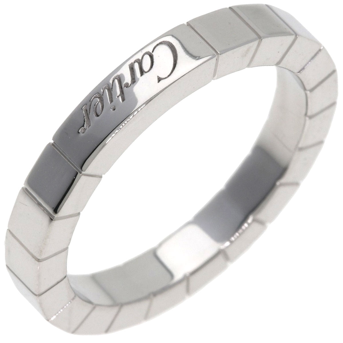 CARTIER Lanier # 55 Ring K18 White Gold Ladies [Used]