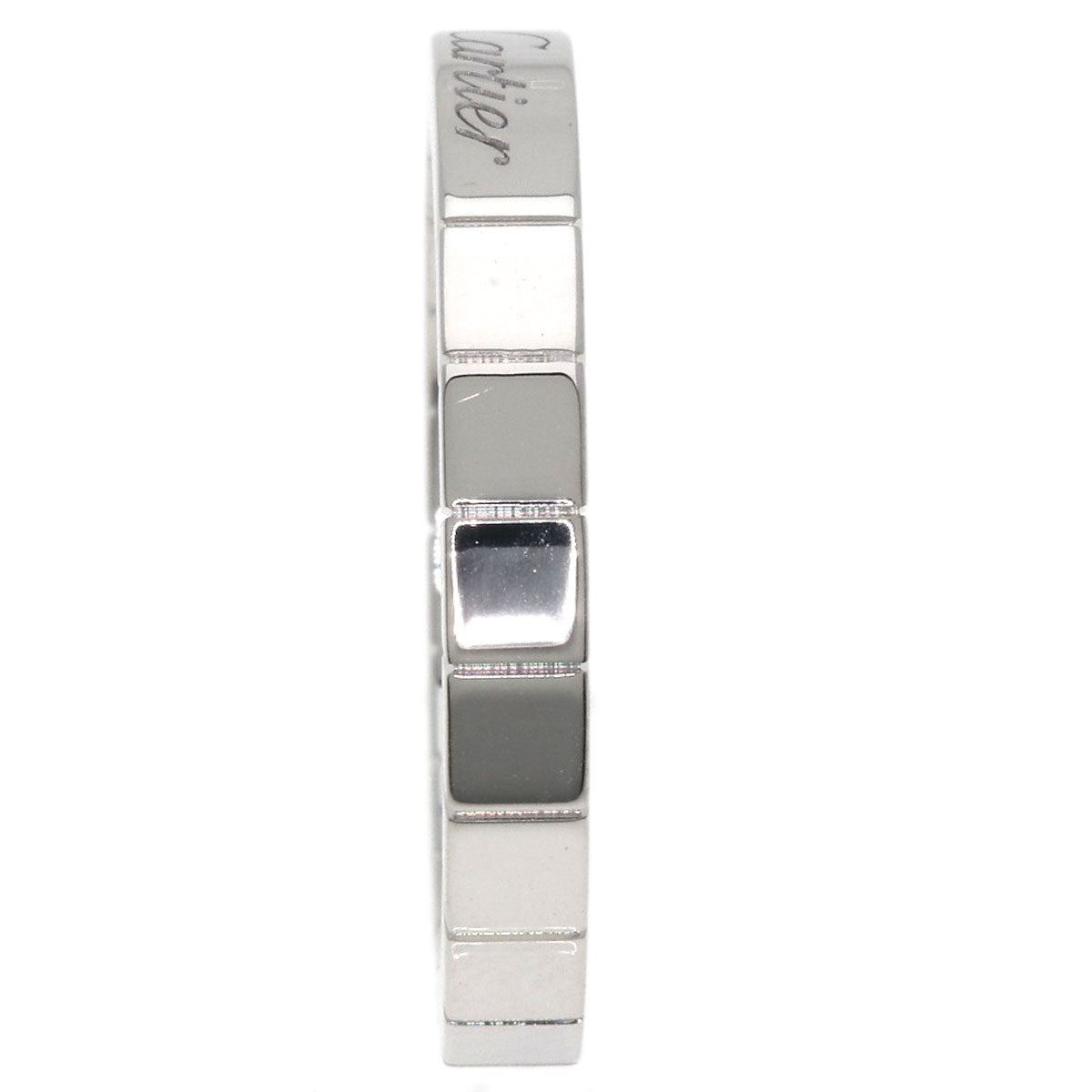 CARTIER Lanier # 55 Ring K18 White Gold Ladies [Used]
