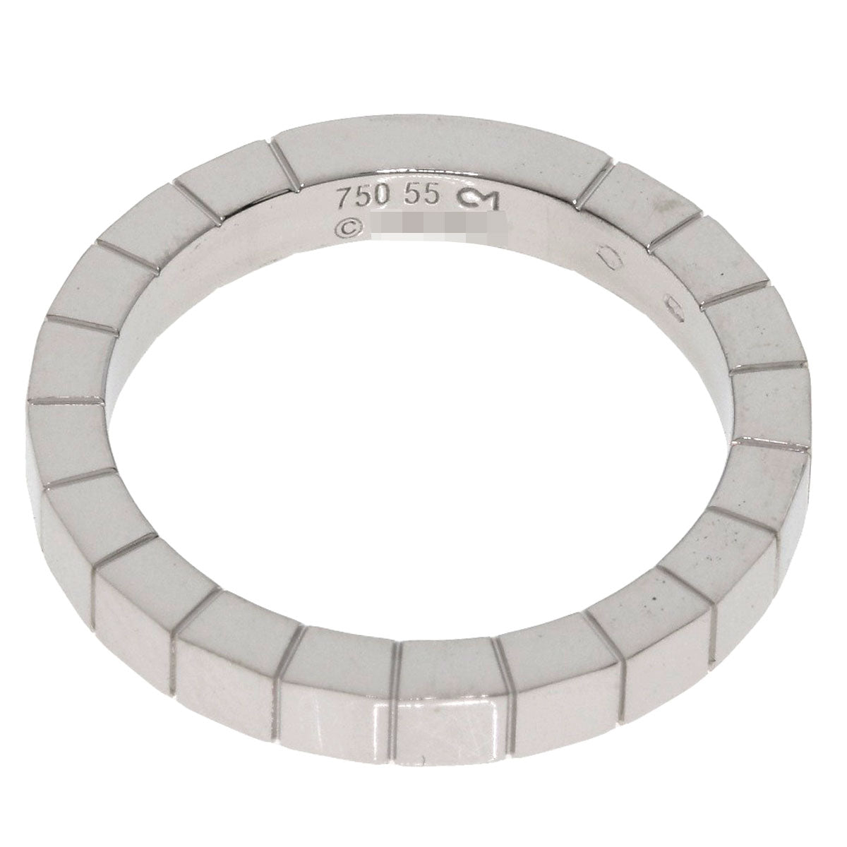 CARTIER Lanier # 55 Ring K18 White Gold Ladies [Used]