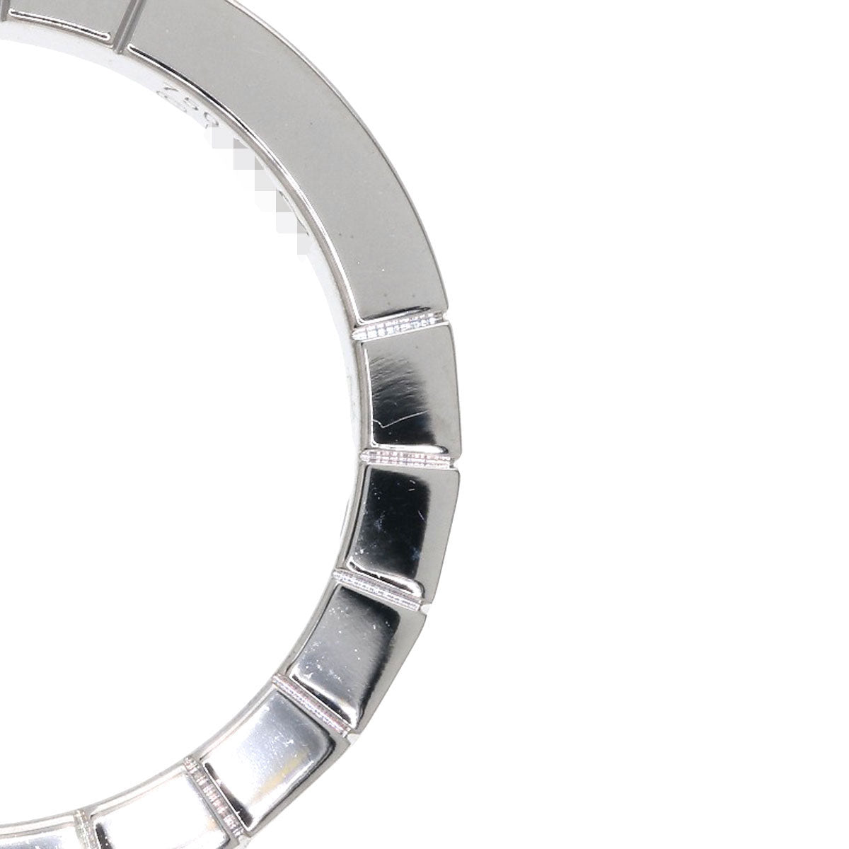 CARTIER Lanier # 55 Ring K18 White Gold Ladies [Used]