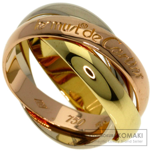 CARTIER Trinity #48 Ring K18 Yellow Gold K18 White GoldLadies [Used]