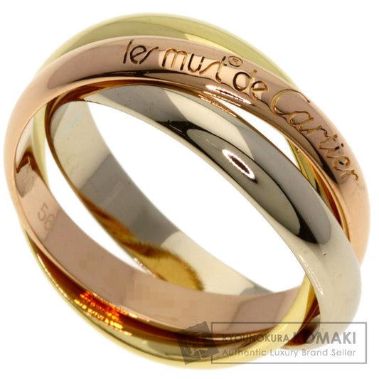 CARTIER Trinity #56 Ring K18 Yellow Gold K18 White GoldLadies [Used]