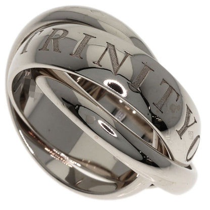 CARTIER Trinity 1998 Christmas Limited Edition #47 Ring K18 White Gold Ladies [Used]