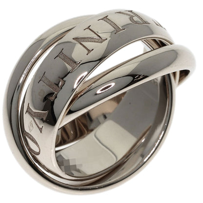 CARTIER Trinity 1998 Christmas Limited Edition #47 Ring K18 White Gold Ladies [Used]