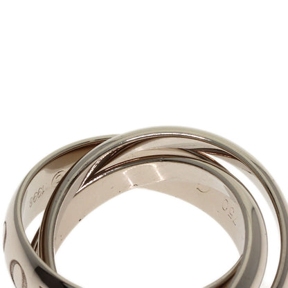 CARTIER Trinity 1998 Christmas Limited Edition #47 Ring K18 White Gold Ladies [Used]