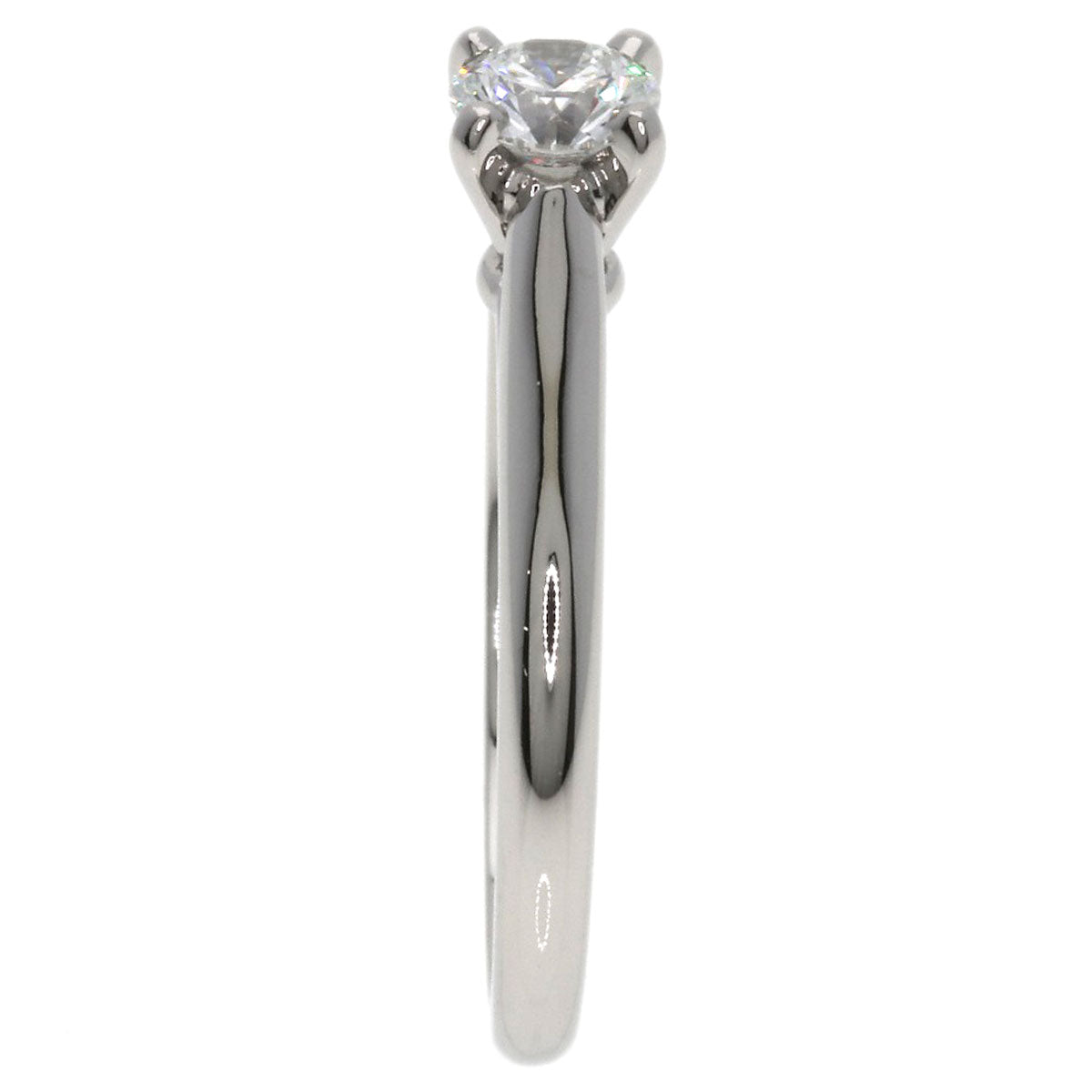 CARTIER Solitaire Diamond #48 G-VS2-EX Ring Platinum PT950 Ladies [Used]