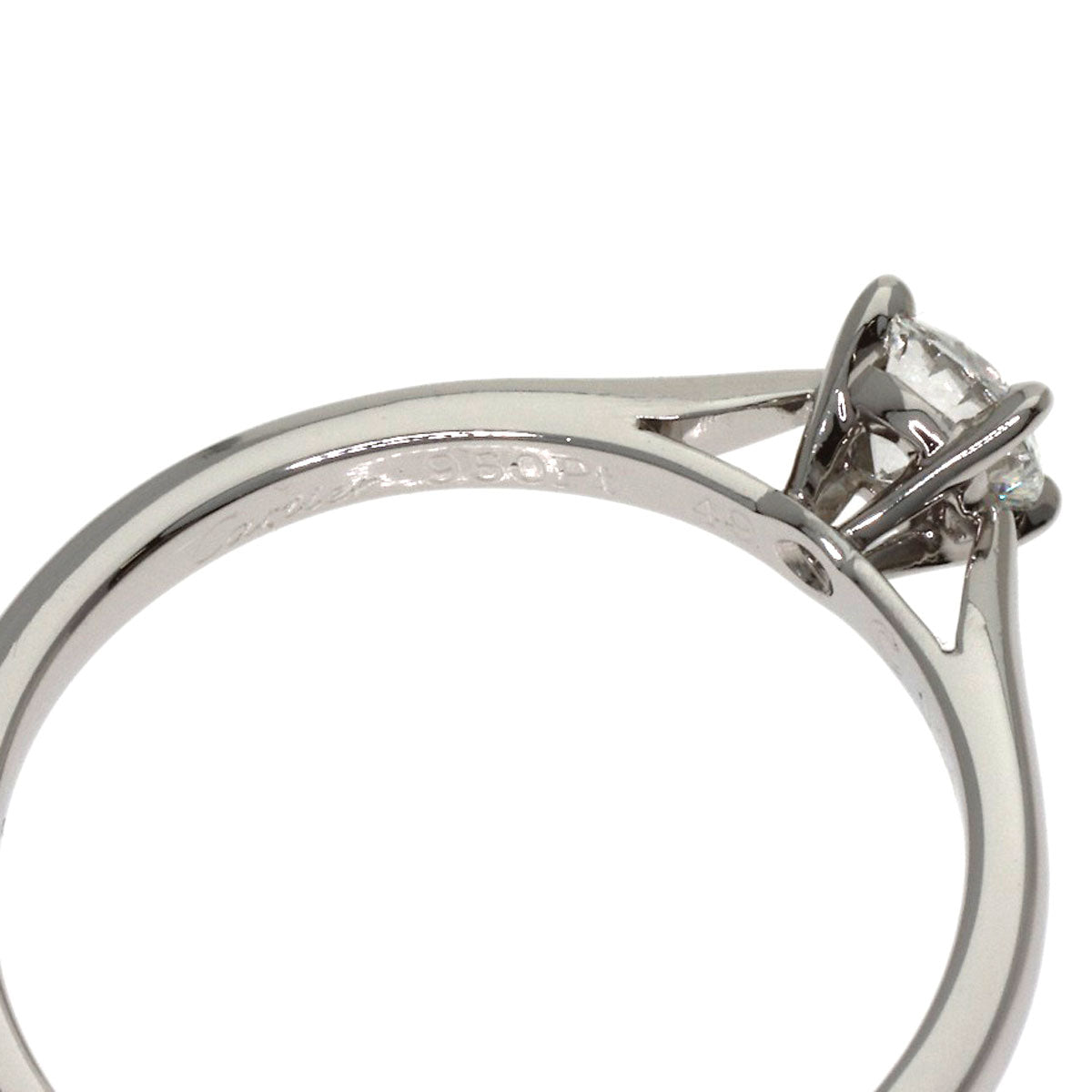 CARTIER Solitaire Diamond # 49 Ring Platinum PT950 Ladies [Used]