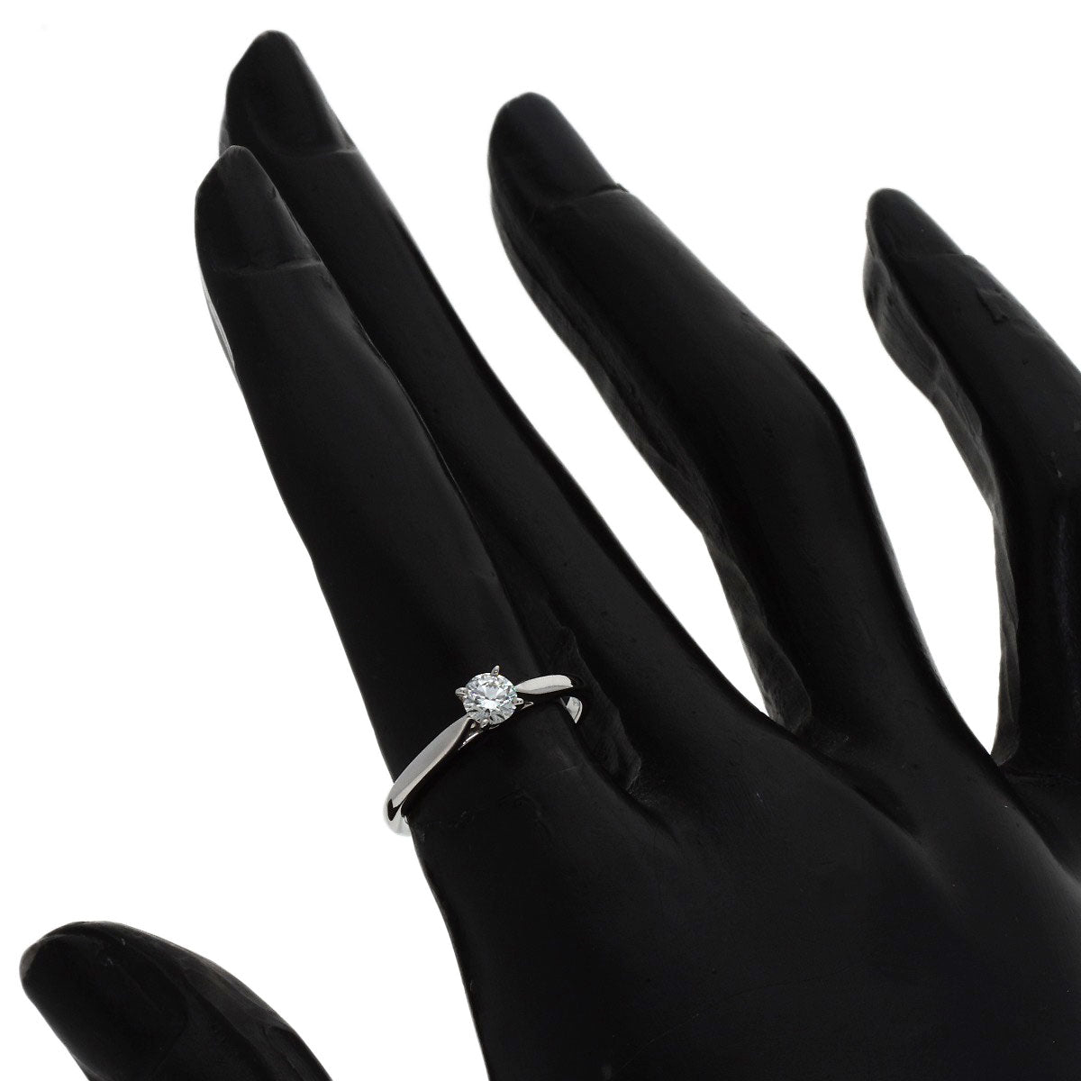 CARTIER Solitaire Diamond # 49 Ring Platinum PT950 Ladies [Used]
