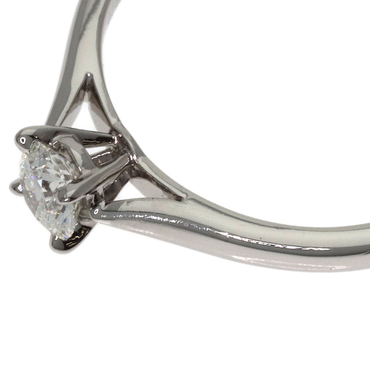 CARTIER Solitaire Diamond # 49 Ring Platinum PT950 Ladies [Used]