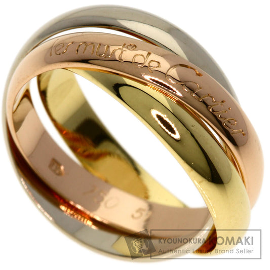 CARTIER Trinity #51 Ring K18 Yellow Gold 18K Pink GoldLadies [Used]