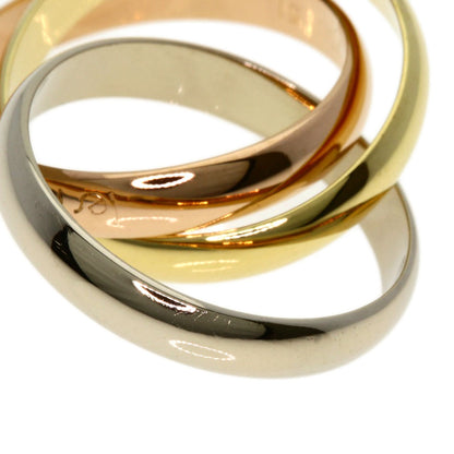 CARTIER Trinity #51 Ring K18 Yellow Gold 18K Pink GoldLadies [Used]