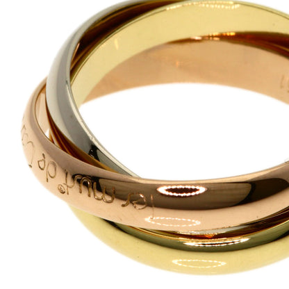 CARTIER Trinity #51 Ring K18 Yellow Gold 18K Pink GoldLadies [Used]