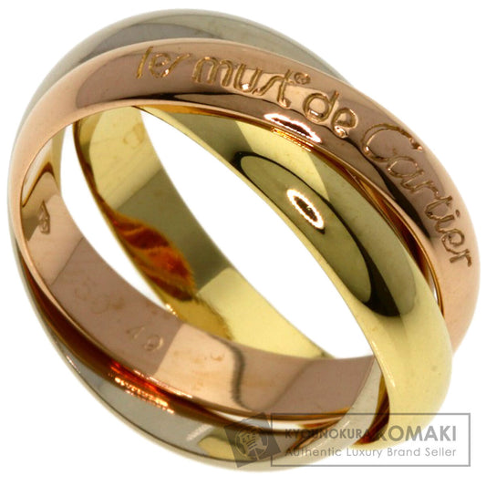 CARTIER Trinity #49 Ring K18 Yellow Gold K18 White GoldLadies [Used]