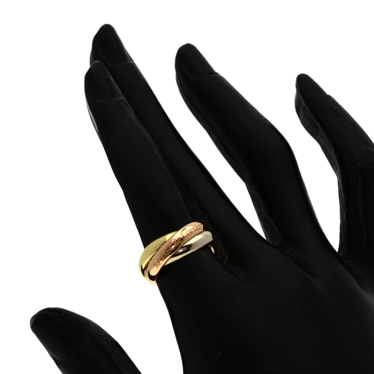 CARTIER Trinity #49 Ring K18 Yellow Gold K18 White GoldLadies [Used]