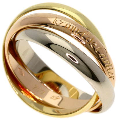 CARTIER Trinity #57 Ring K18 Yellow Gold 18K Pink GoldLadies [Used]