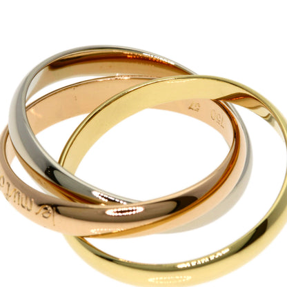 CARTIER Trinity #57 Ring K18 Yellow Gold 18K Pink GoldLadies [Used]