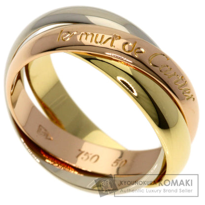 CARTIER Trinity #50 Ring K18 Yellow Gold 18K Pink GoldLadies [Used]