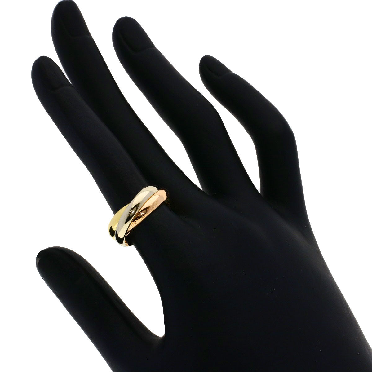 CARTIER Trinity #51 Ring K18 Yellow Gold 18K Pink GoldLadies [Used]